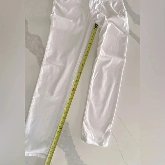 AG Adriano Goldschmied‎ Prima Cigarette Mid Rise Jeans Women’s 31R White EUC - Picture 11 of 12